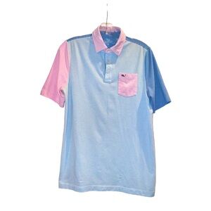 Wrn 1X VINEYARD VINES EdgarTown stripe Pima polo size 16 18 XL